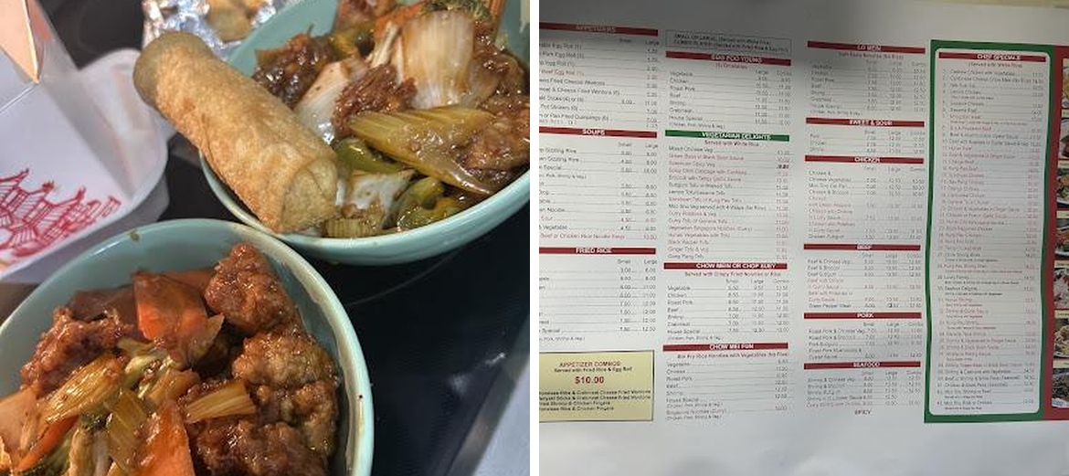 Chin's Place Menu